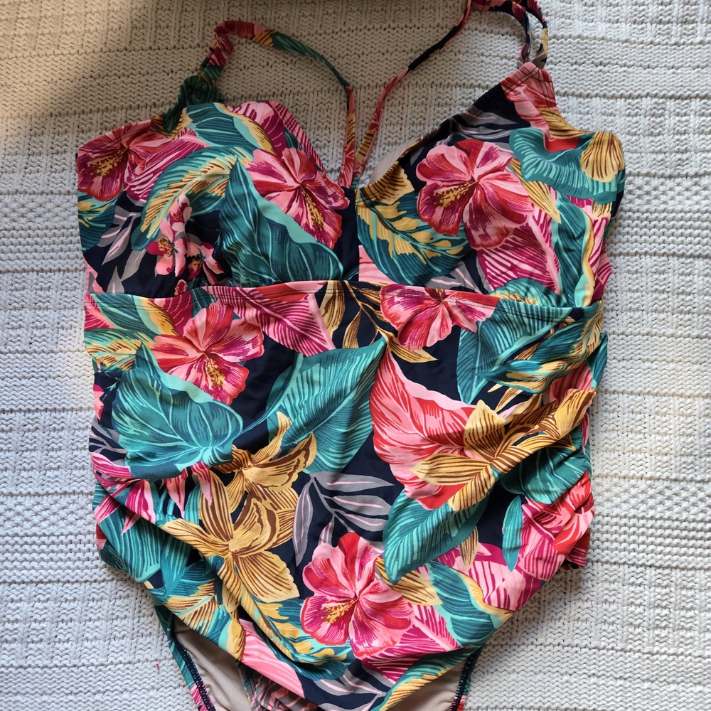 Tropical Floral Kids Swimsuit